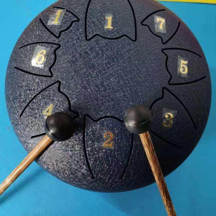 空灵鼓6寸8音初学者打击乐器多色可选送全套配 跨境专用
