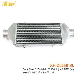 65MM通用进气涡轮增压散热器改装 汽车中冷器铝制310x160x65MM