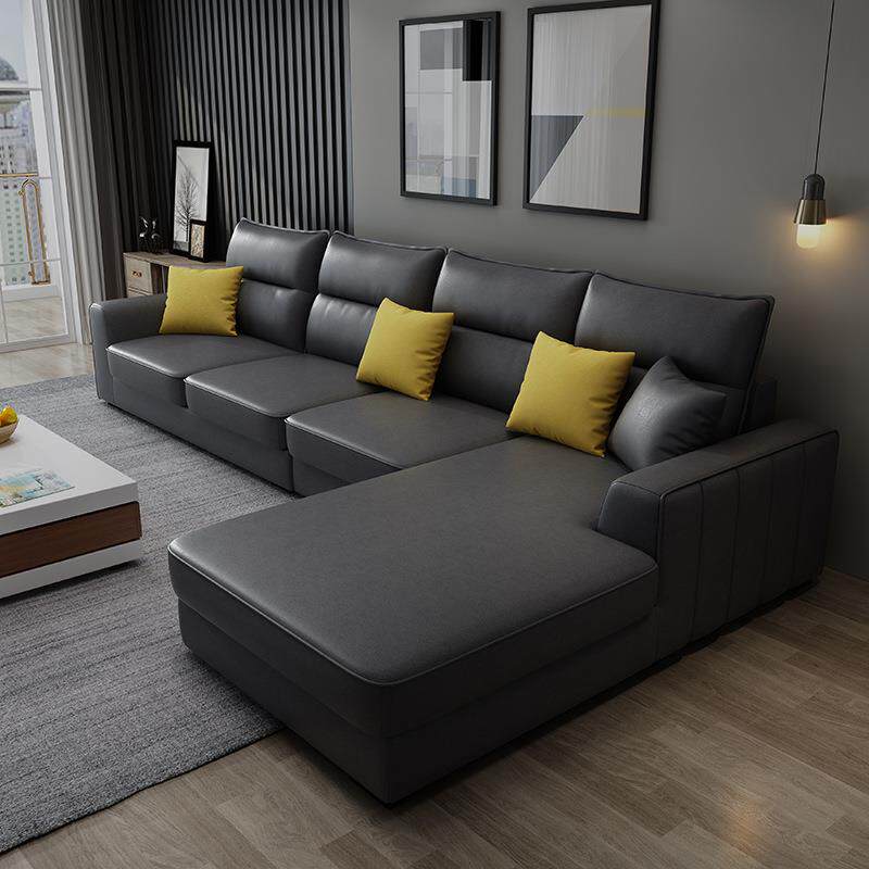 北欧布艺沙发简约现代客厅小户型免洗科技布免洗沙发组合家具套装