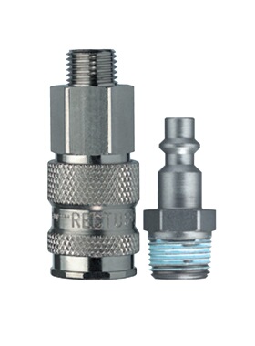 Rectus利达时 单封闭 铜/铜镀镍 快换接头 5.5mm通径 23KA系列