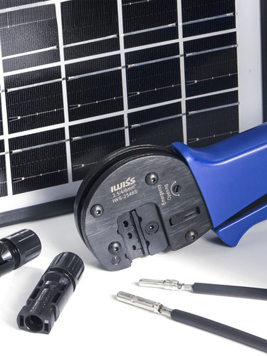 太阳能光伏压线钳扳手MC4端子连接器压接钳套装A2546B工具包