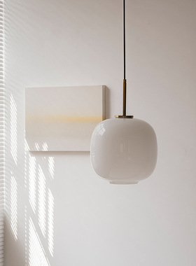 丹麦VL45 Radiohus玻璃吊灯球形餐厅设计师吧台中古床头卧室灯具