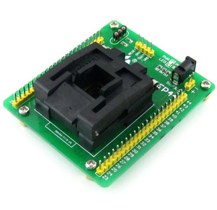 STM8专用编程座 烧写座 QFP44 0.8mm 原装座子 微雪 STM8-QFP44