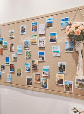 毛毡板彩色毛毡墙贴幼儿园作品展示软木板照片墙留言板公告栏hcds