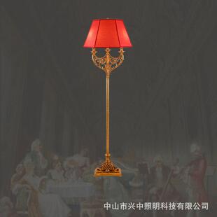 欧式落地台灯客厅书房卧室奢华复古法式落地灯立式宫廷别墅灯