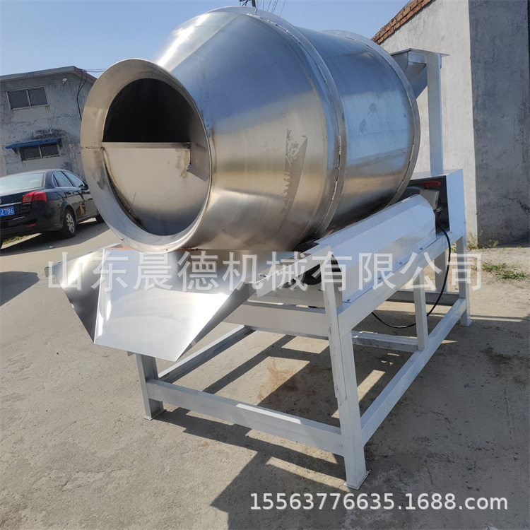 卧式竹笋调味桶 不锈钢滚筒搅拌香菇酱混合机