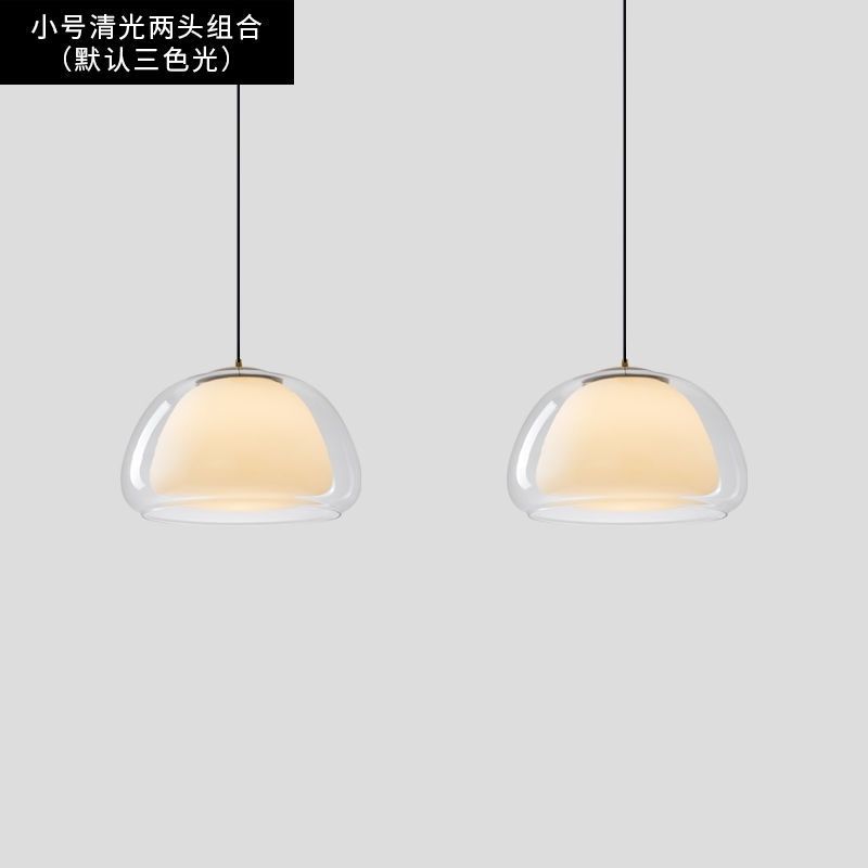 现代简约奶油风果冻餐厅小吊灯