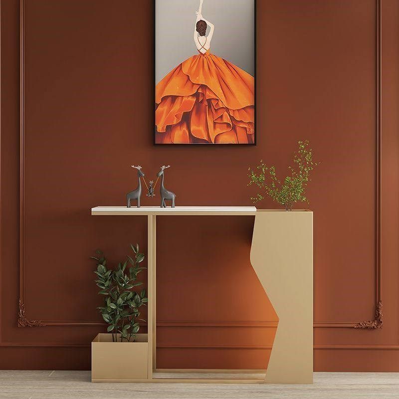 现代玄关桌铁艺轻奢极窄门厅走廊创意大理石入户高端花架玄关台柜,搬运/仓储/物流设备,机械式停车设备（立体停车库）,淘宝优惠券,粉丝福利购,淘宝优惠卷