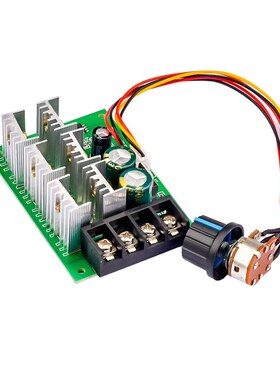 PWM直流电机马达调速器40A DC9V12V24V36V48V55V有刷电机控制器