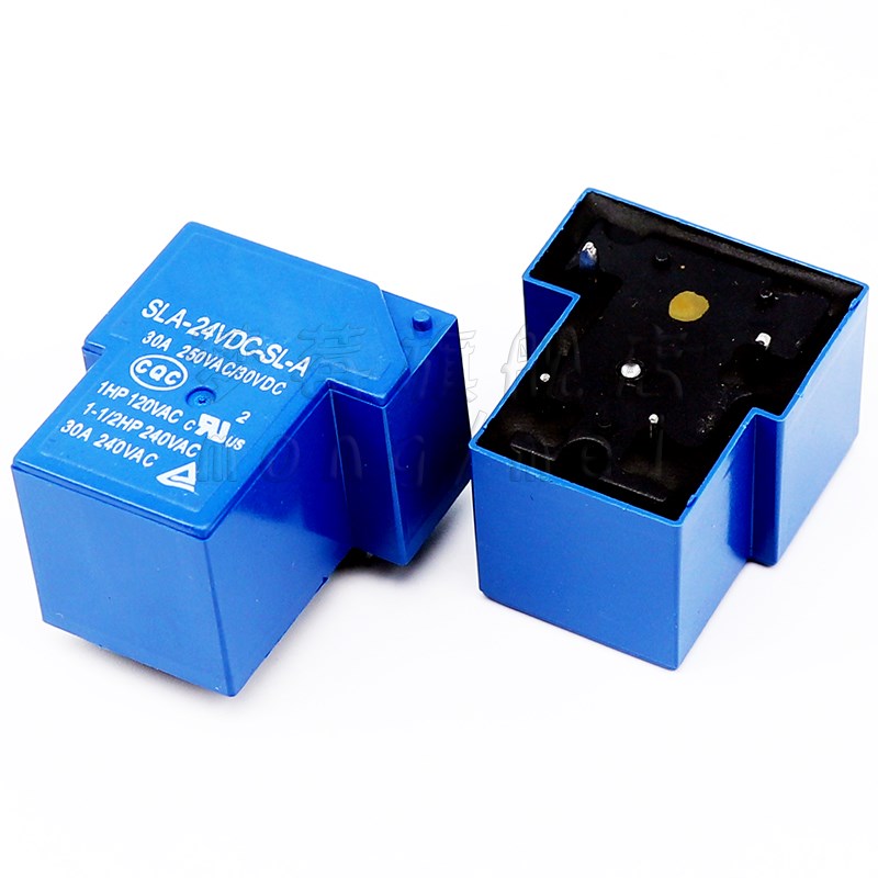 家电继电器SLA-05V 09nV 12V 24V 48VDC-SL-A-C T90 30A 4脚5脚6