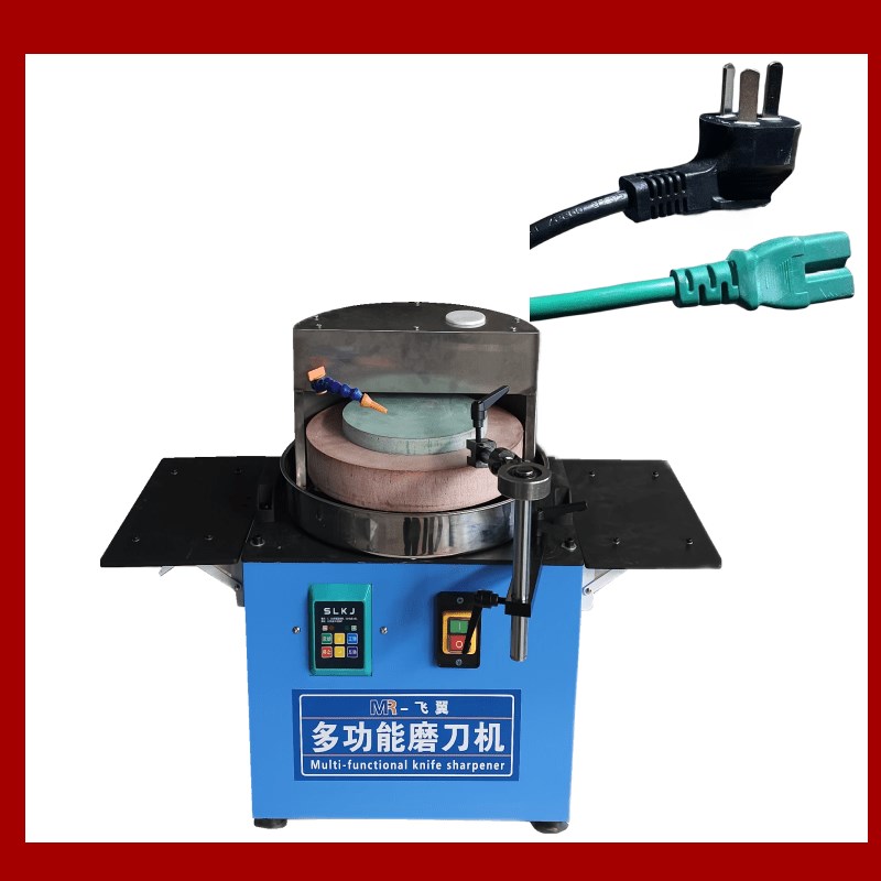 高精度流动水冷磨刀机自动磨刀抛光一体机金刚砂多功能盘研磨刀机