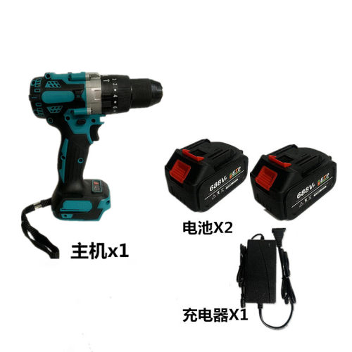 充电大功率电动冰钻冬钓用无刷手电筒转钻充电破冰电钻锂电冲击钻