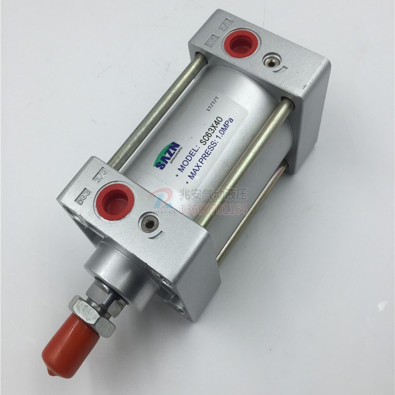 SC63X100 标准铝材料气缸  (推力150公斤)