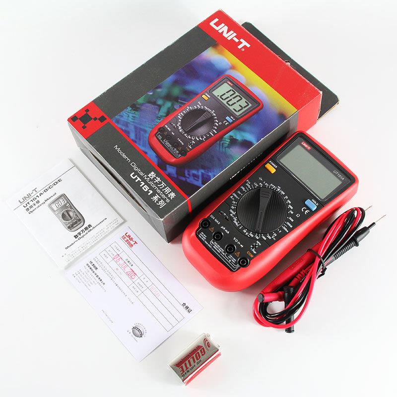优利德数字万用表高精度多功能电压电流表电容温度万用表UT151A