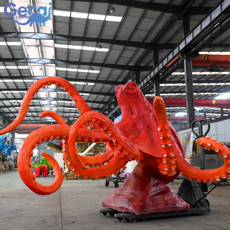 跨境大型仿真海洋动物动态模型海洋馆海底世界展览章鱼八爪鱼厂家