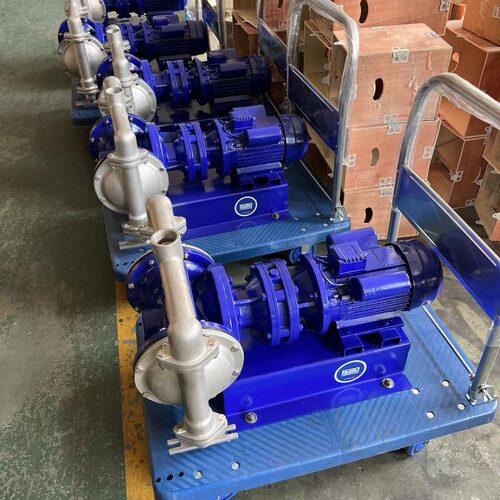 电动隔膜泵定制款推车 220V/380V各材质 轻便活动方便款式 可定制