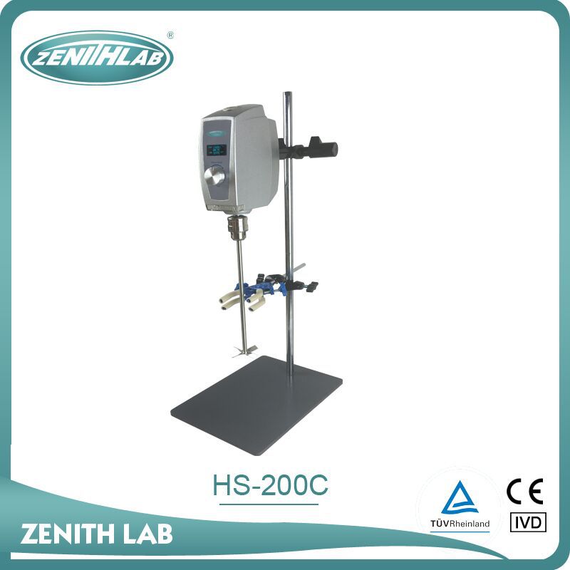 正基仪器数显恒速电动搅拌器 HS-200C实验室置顶式小型电动搅拌机