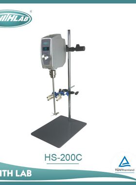 正基仪器数显恒速电动搅拌器 HS-200C实验室置顶式小型电动搅拌机