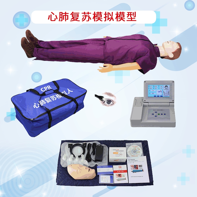 新型升级全身人体心肺复苏人体模型模拟人工呼吸医学用 cpr模型假