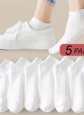 5 Pairs/Pack Ankle Socks Women Invisible Sweat-a