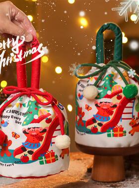 New 2025 Christmas Apple Bag Kids Candy Handheld Gift