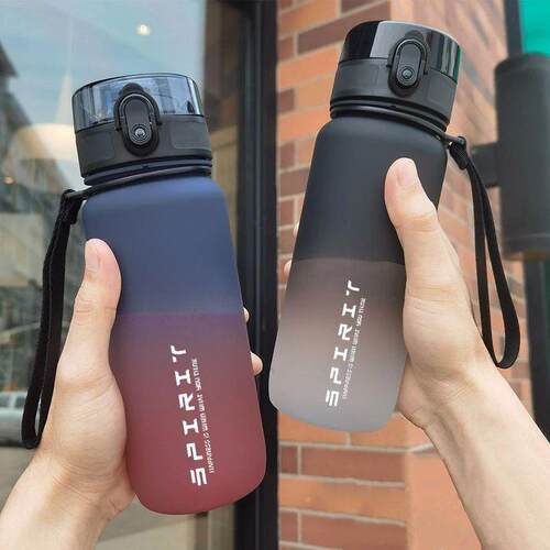 500ml,650ml,1L Water Bottle Summer Large Capacity Sports Cup