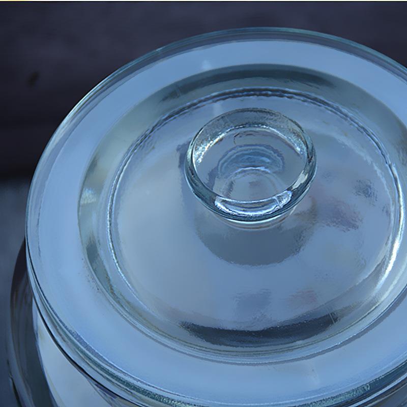 密封罐玻璃果酱瓶带盖食品蜂蜜柠檬罐子小瓶子大号储物罐泡菜坛子