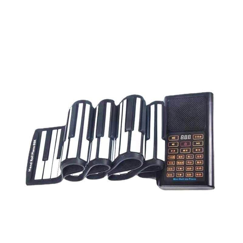 手卷钢琴88键 加厚硅胶蓝牙APP版成人初学便携钢琴儿童定制