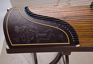红木系列订制乐器古筝 青少年教学乐器定制
