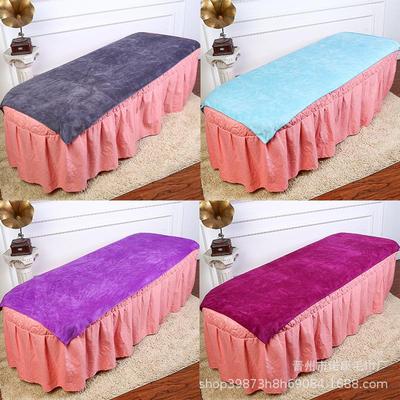 供应430克80x180院铺床巾吸水柔软耐脏易清洗细纤维大号浴巾