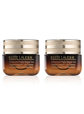 【淘金币】雅诗兰黛特润修护肌活精华小棕瓶眼霜海南免税 15ml*2