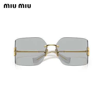 王府井免税miumiu缪缪太阳镜MIUMIUS-54YS-5AK30B80-C5女款灰墨镜