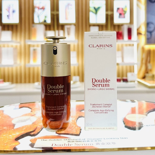 娇韵诗第九代黄金双萃精华露经典滋润版抗老紧致海南免税 50ml