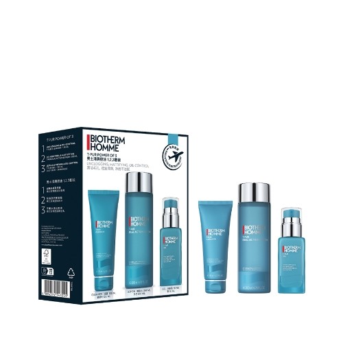 碧欧泉男士清爽控油123套装 清洁毛孔清爽控油 125ml+200ml+50ml