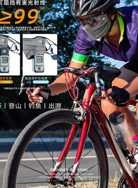 STREAMS GOOSE防晒面罩夏季透气薄款冰丝护眼角防紫外线男士口罩