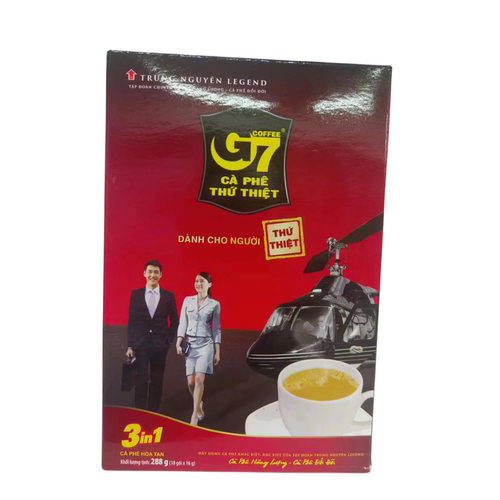 越南中原G7三合一速溶咖啡咖啡288g原装进口特浓越南版18条装包邮