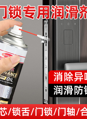 门锁专用润滑剂锁芯防盗门钥匙孔养护油门窗合页家用除锈清洗喷剂