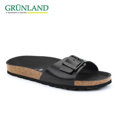 格陵兰一字拖GRUNLAND休闲软木拖