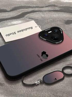 渐变爱心适用小米15pro手机壳14/13/12/11新款红米k70pro手机壳k60/50/40高级note14pro时尚简约note13/12/11