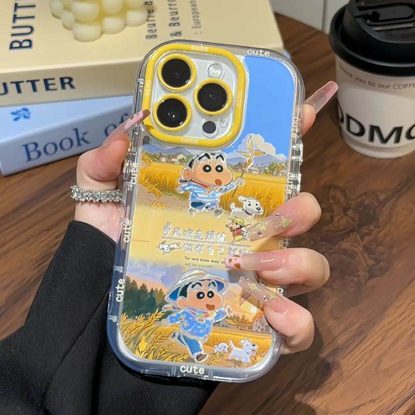 风吹走烦恼适用苹果16promax手机壳苹果15promax新款pura70华为mate60pro女OPPOReno12全包vivos19荣耀200男
