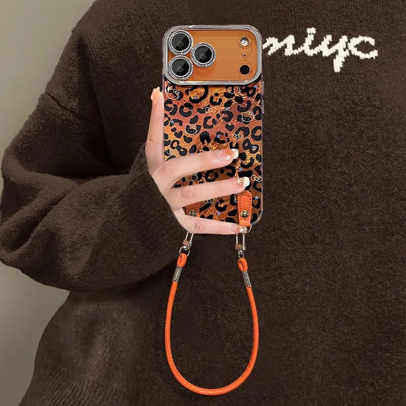 适用多型号豹纹KT猫精孔冰川纹壳