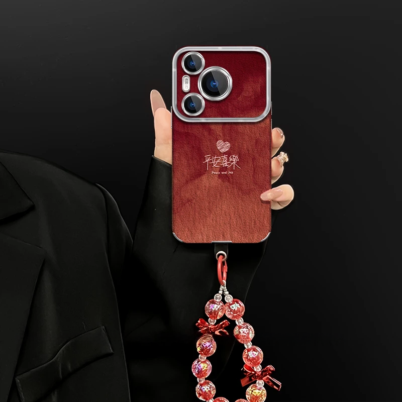 适用多型号祝福语大视窗小羊皮壳