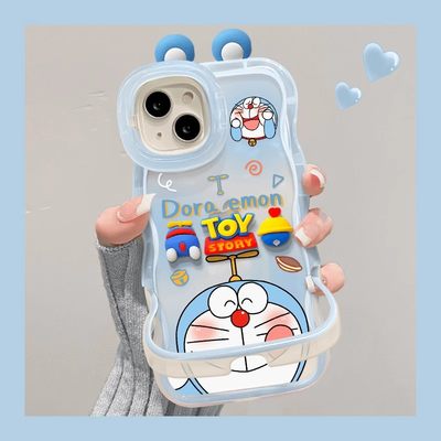 蓝色哆啦a梦适用多型号手机壳