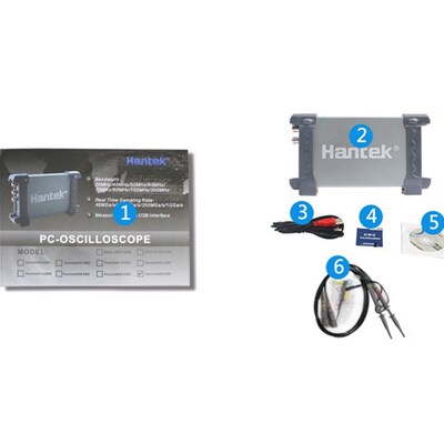 Hantek 6e022BE Laptop PC USB Digital Storage Virtual Oscillo