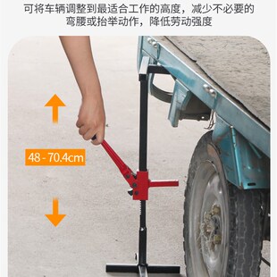 电动车轮车修车支架维修千斤顶升降台摩托车三P轮车换轮胎补胎工