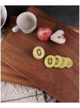 Musowood Ebony Wood Cutting yBoard Solid Natural Chopping Bo