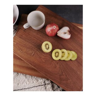 Musowood Ebony Wood Cutting yBoard Solid Natural Chopping Bo