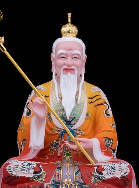 带骑三清神像帝一k汉白玉骑牛太上老君元始天尊灵宝天尊祖师爷摆