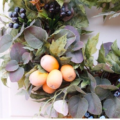 极速Home Argtificial Plants Wreath Artificial Garland for