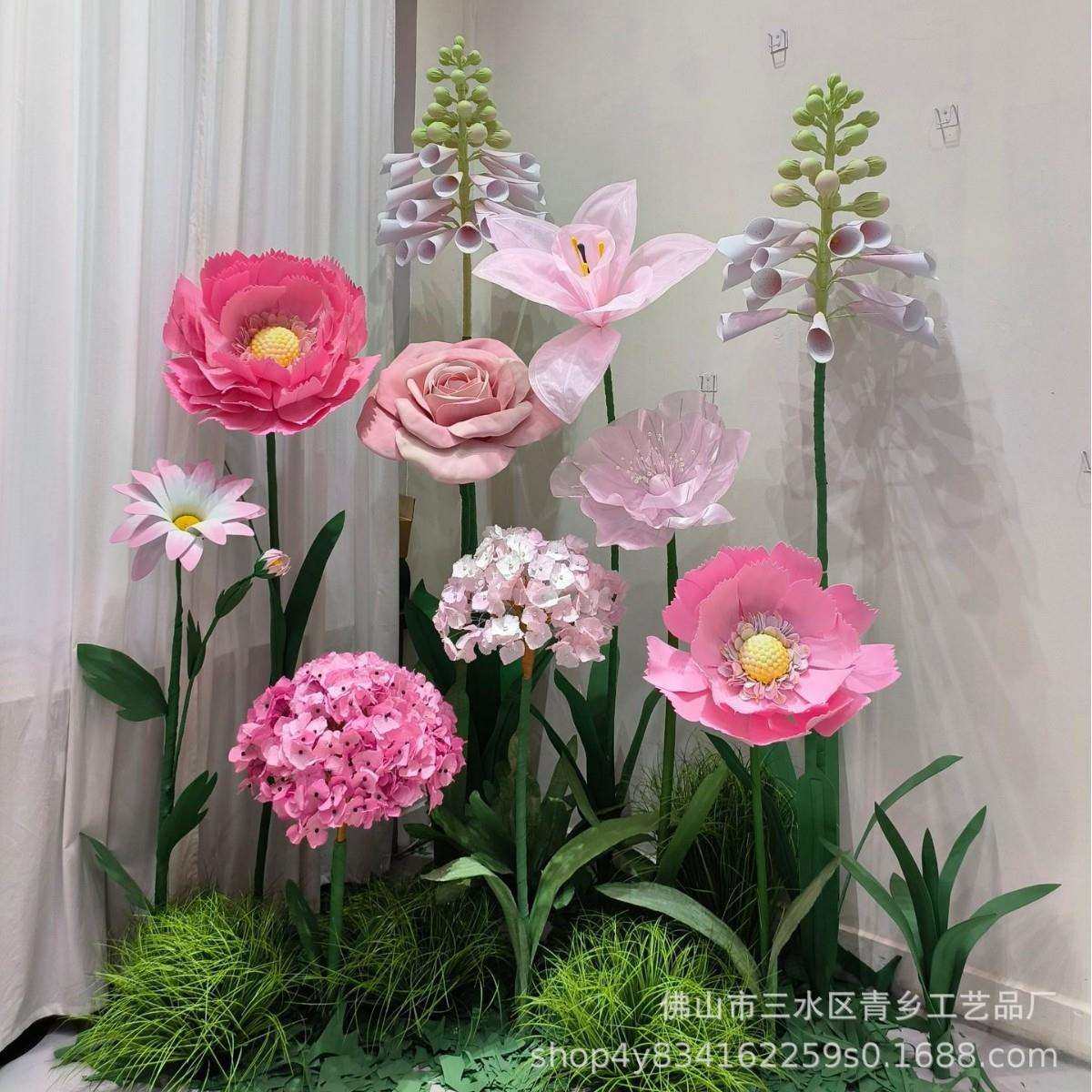 巨大型eva手工花朵网红商场贴墙纸花 酒店场景软装饰布置道具繁花,电子元器件市场,其它元器件,淘宝优惠券,粉丝福利购,淘宝优惠卷